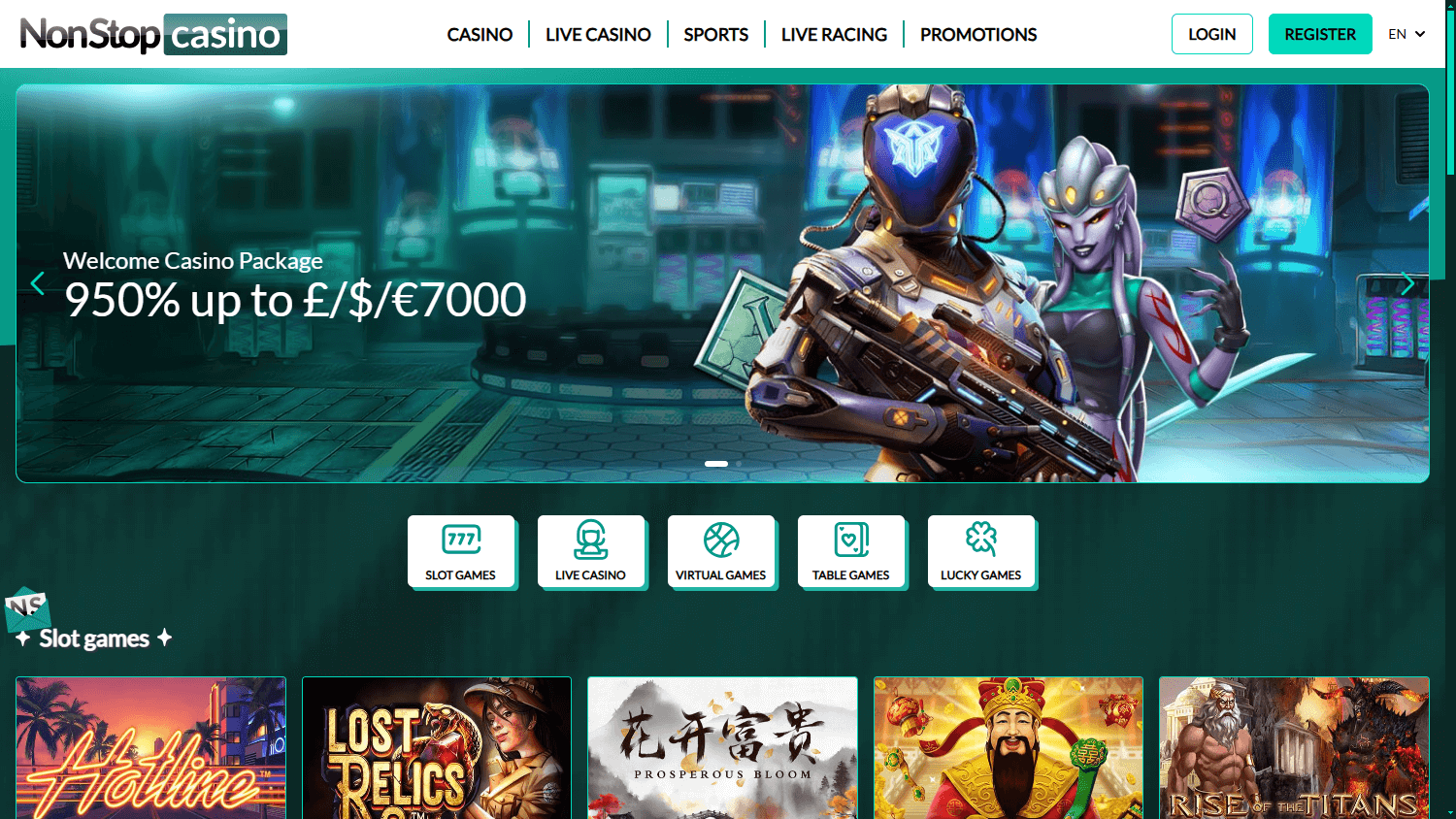 NonStop Casino Desktop screenshot